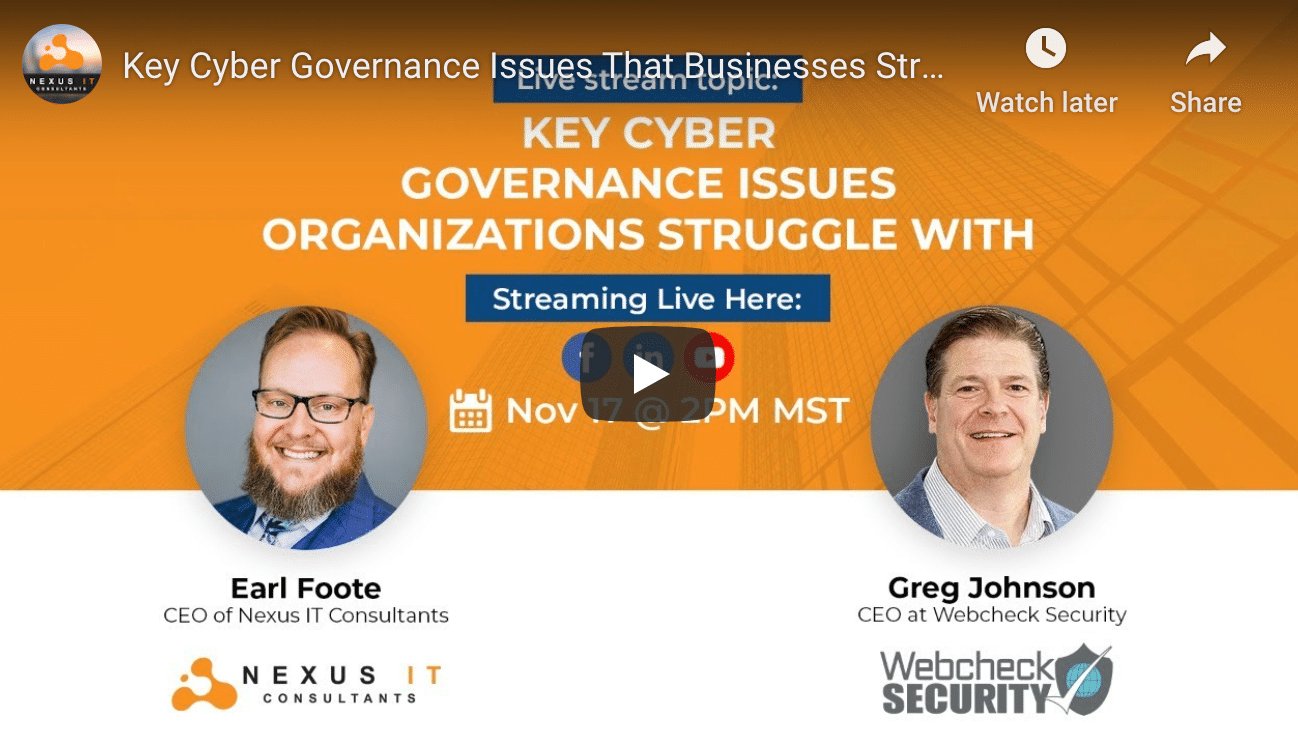 Key Cyber Governance Issues That Businesses Struggle