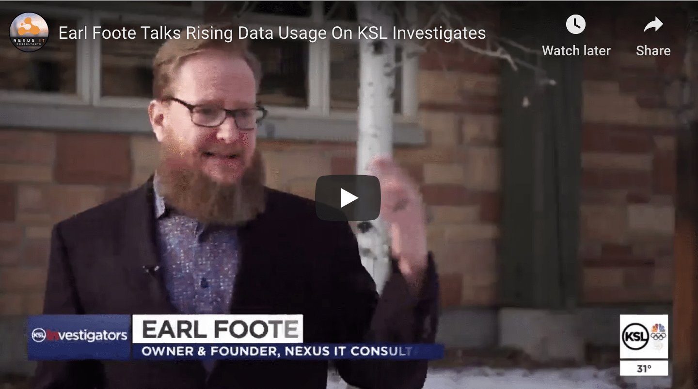 Earl Foote Talks Rising Data Usage On KSL Investigates
