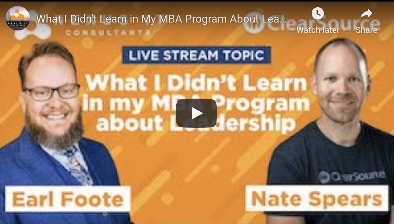 What I Didn’t Learn In My MBA Program About Leadership