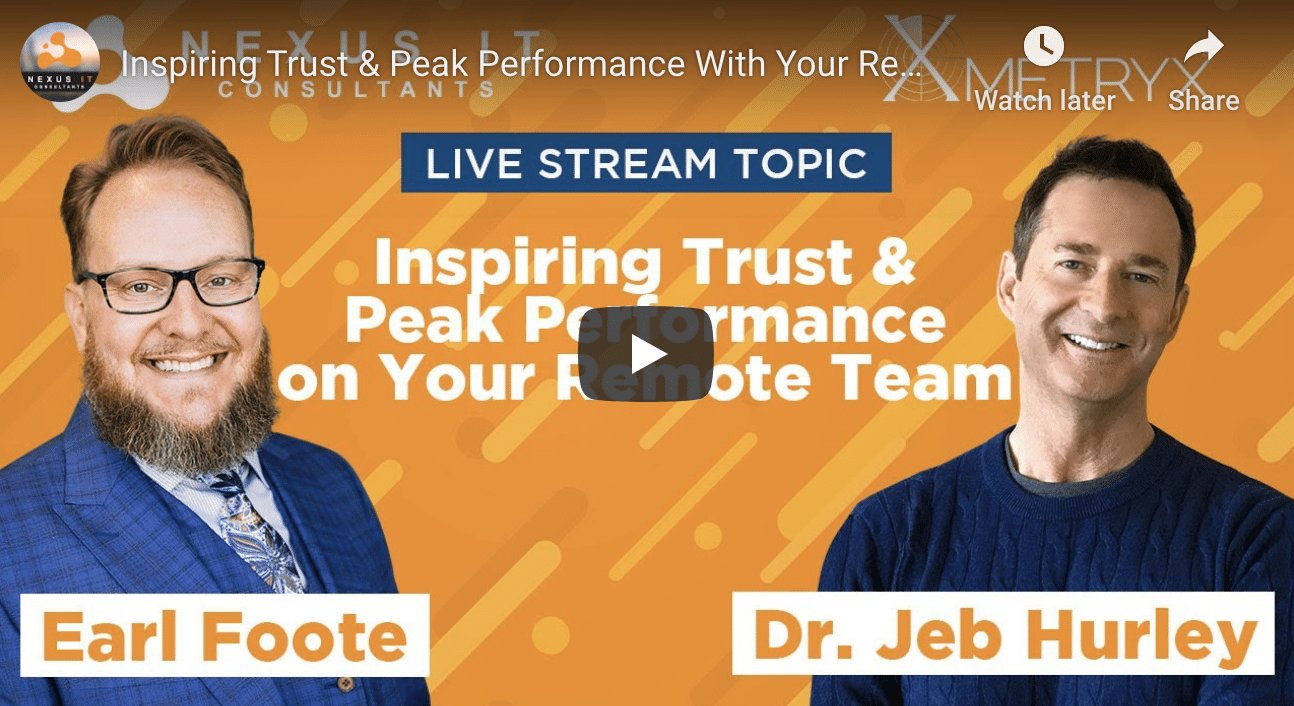 Inspiring Trust & Peak Performance On Remote Teams