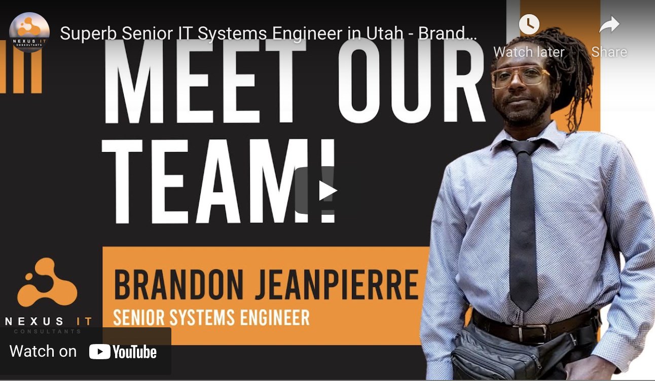 Utah IT Experts Spotlight Brandon Jeanpierre