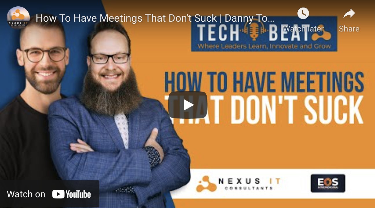 Why Your Meetings Suck (And How To Fix Them)